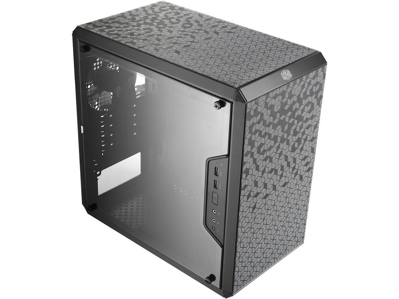 CoolerMaster Q300L MasterBox Transparent Acrylic Side Panel Micro ATX Tower
