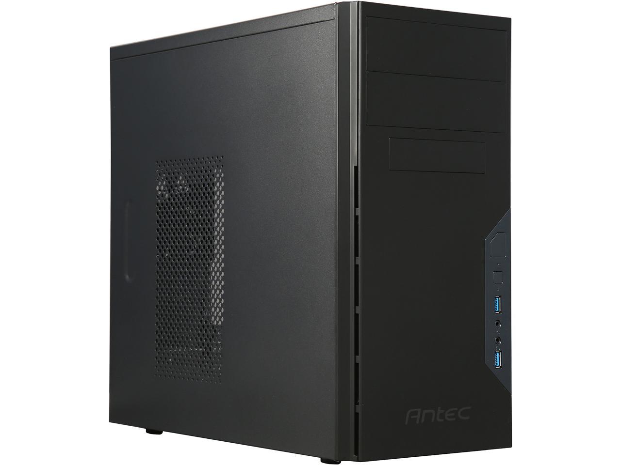 (USB3.0) Antec VSK-3000E Micro ATX Case Black NO PSU