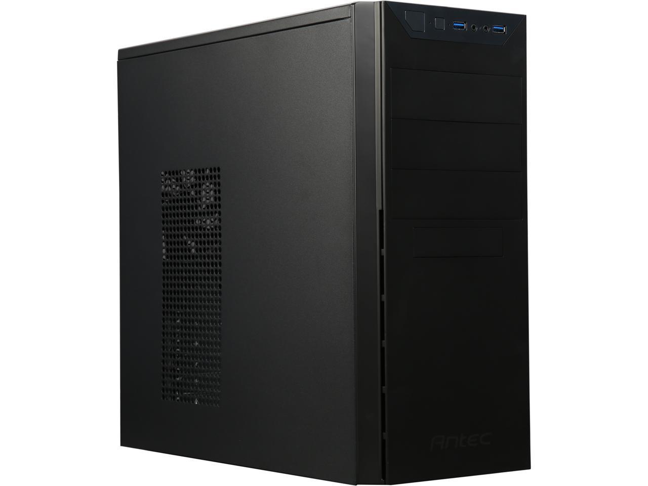 (USB3.0) ANTEC VSK-4000E Mid Tower with No Power Supply, Black, USB3.0