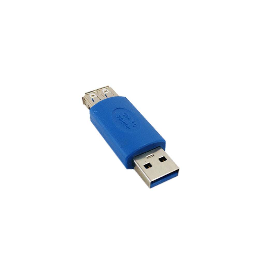 USB 3.0 A Male to A Female Adapter - Blue